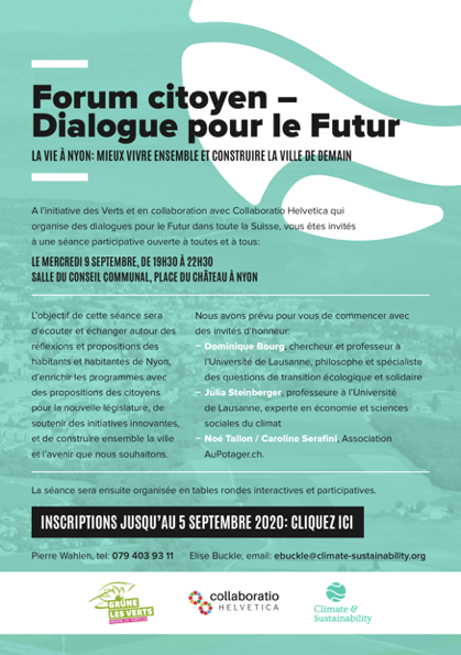 dialogue pour le futur
