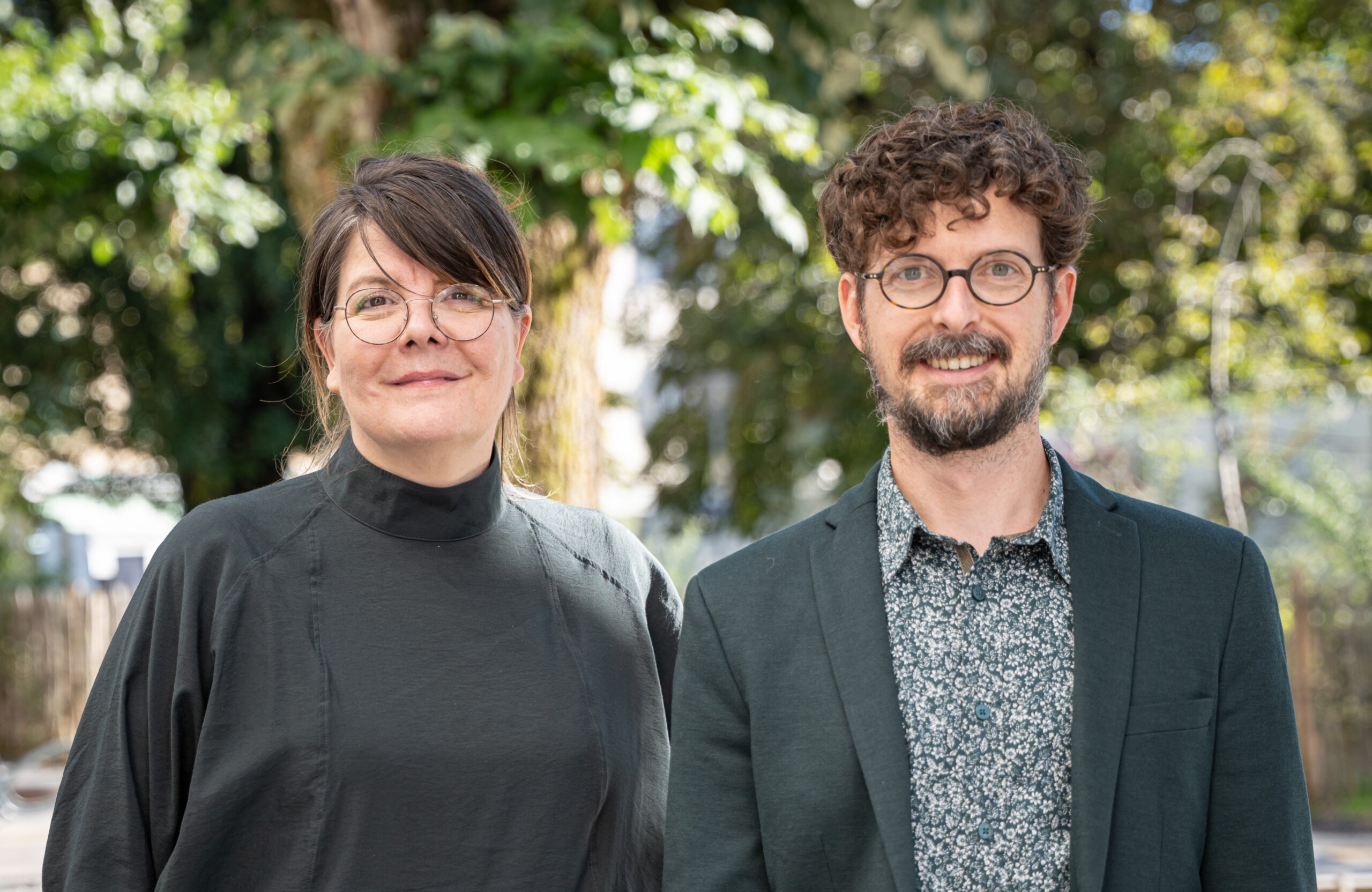 Alexandra Melchior & Antoine Dormand, souriant·e·s et confiant·e·s