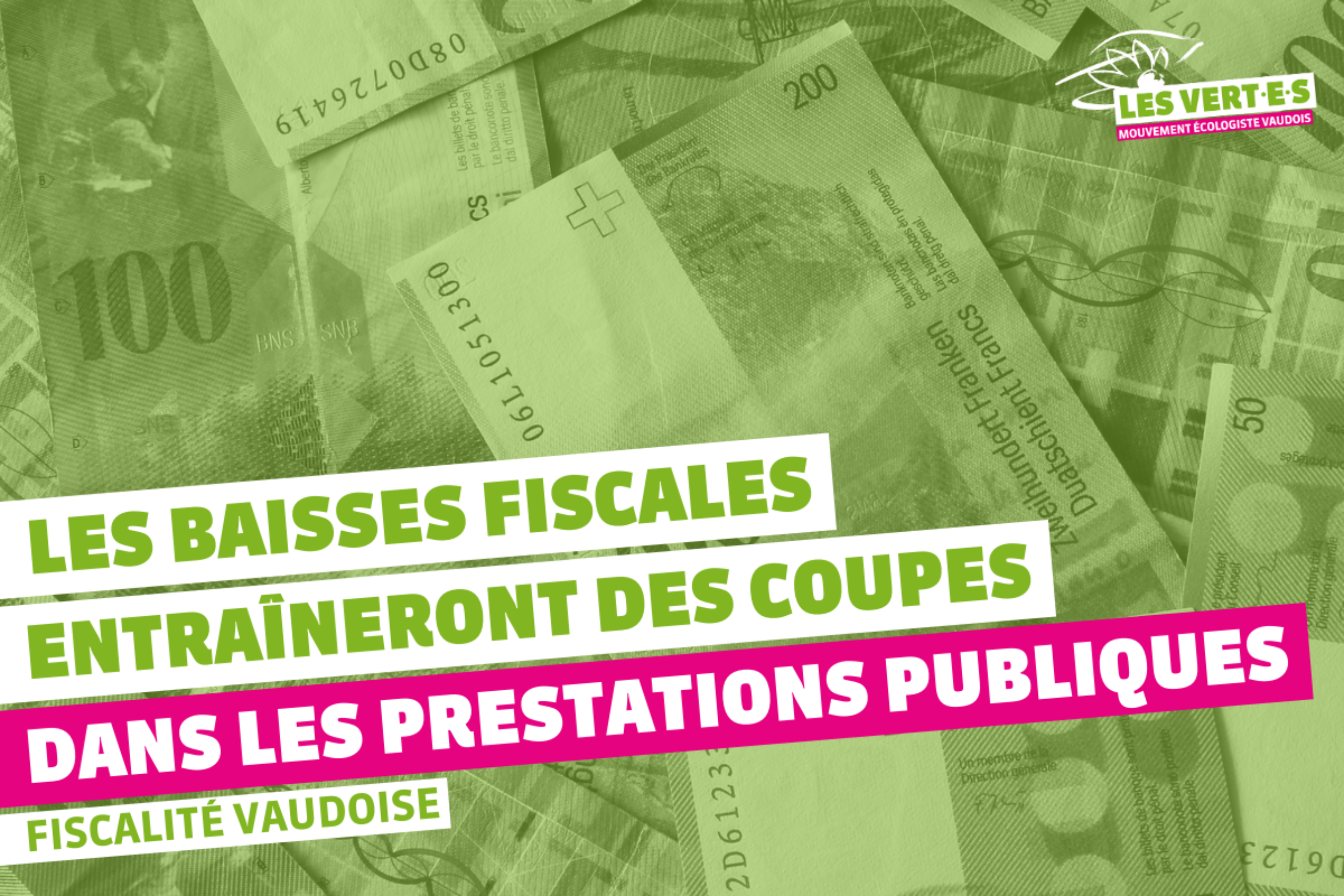 Impôts du Canton de Vaud: Les baisses fiscales entraineront des coupes dans les prestations publiques